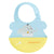 Hopop Easy Clean Crumb Catcher Silicone Bib Elephant 6M+