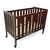 R For Rabbit Wooden Crib Baby'S Den Grey White