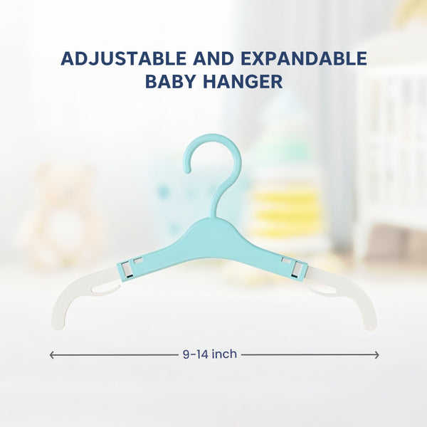 Hopop Multicolored Plastic Baby & Kids Clothes Hangers Pack of 10 – Multicolor