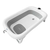 Hopop Smart Foldable Baby Bathtub with Temperature Sensor & Drain Plug One Size – Grey