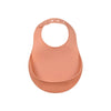 Beaba Silicone Bib - Terracotta