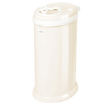 Ubbi Stainless Steel Diaper Pail with Child Safety Lock - Ivory