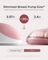 Momcozy Air 1 Ultra-slim Double Breast Pump - Red