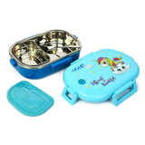 Youp Stainless Steel Blue Color Kids Lunch Box - Unicorn Theme