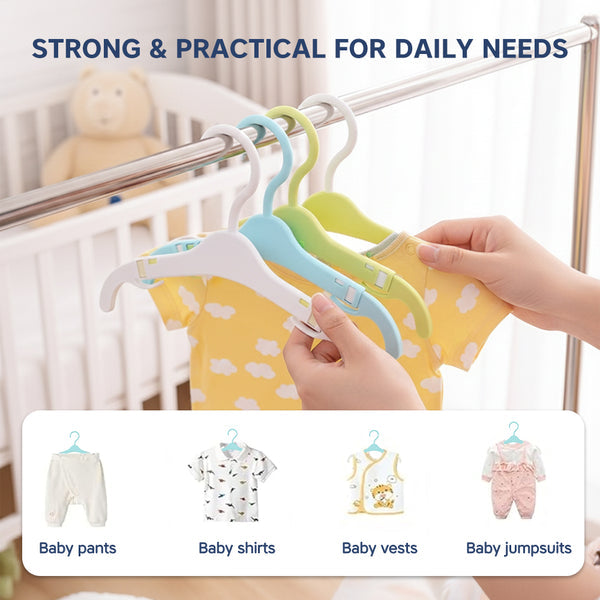 Hopop Adjustable Anti-Slip Baby Clothes Hangers