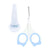 Hopop Baby Safety Nail Scissors with Rounded Head - Blue