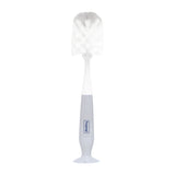 Hopop 2-IN-1 Bottle & Nipple Cleaning Brush with Grooved Handle - GREY