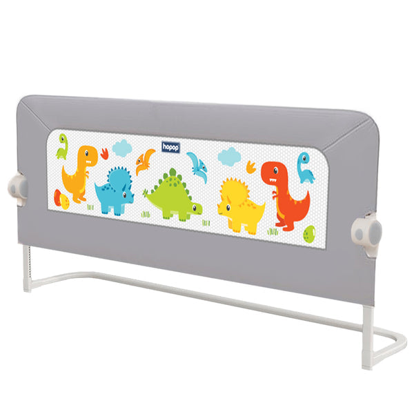 Hopop Baby Bed Rail Guard Secure Sleep Foldable Universal Fit – Grey