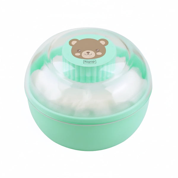 Hopop Soft & Gentle Baby Powder Puff 1 Piece Green