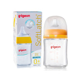 Pigeon Glass Nursing Bottle with Softlatch Nipple 160ml