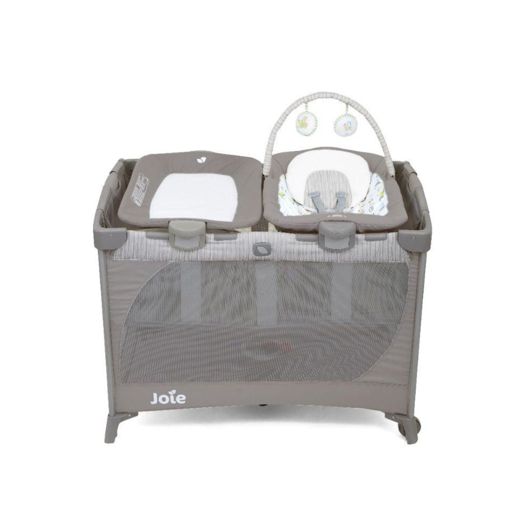 Joie Commuter™ Change & Bounce Travel Cot – Nature Alphabet