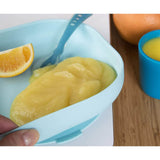 Béaba Silicone Suction Plate – Light Blue | 4M+