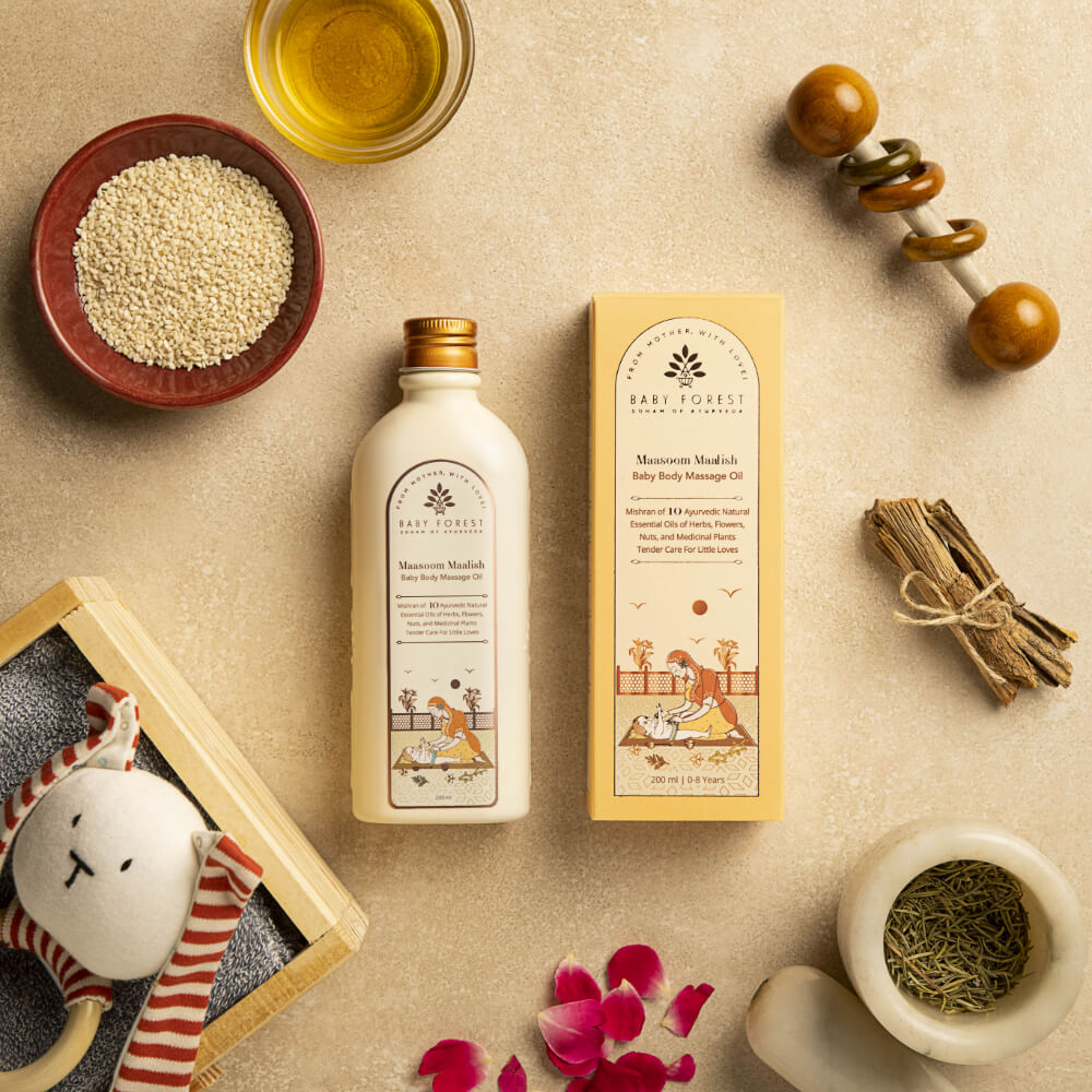 Baby Forest Maasoom Maalish Ayurvedic Baby Body Massage Oil – 200 ml