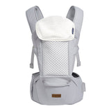 Hopop Elegant 5-in-1 Hip Seat Baby Carrier 4-36 Months Grey
