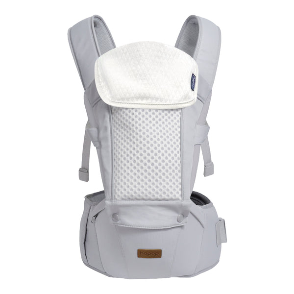 Hopop Elegant 5-in-1 Hip Seat Baby Carrier 4-36 Months Grey