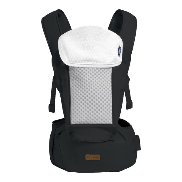 Hopop Elegant 5-in-1 Hip Seat Baby Carrier 4-36 Months Black