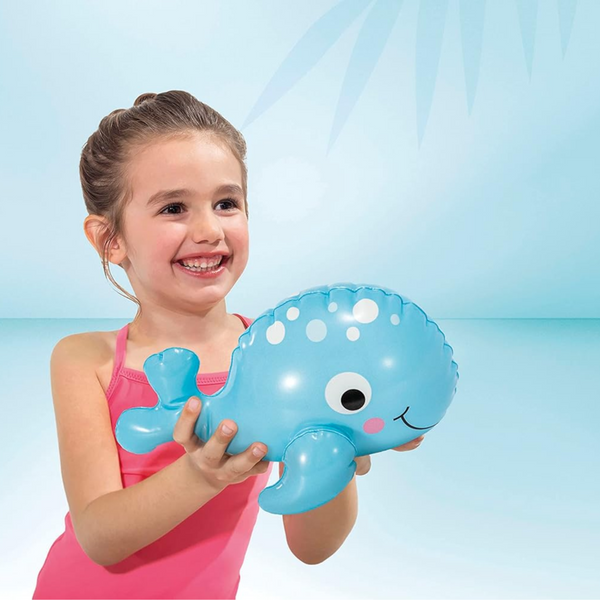 Intex Puff 'N Play Inflatable Whale Water Toy 24 × 14 cm – Blue