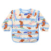 Hopop Waterproof Full Sleeve Baby Bib with Food Catcher Pocket – Apron Style - Assorted Print