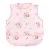 HopopEasy-Clean Waterproof Baby Bib with Food Catcher Pocket Asorted