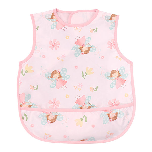 HopopEasy-Clean Waterproof Baby Bib with Food Catcher Pocket Asorted