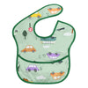 HopopEasy-Clean Waterproof Baby Bib with Food Catcher Pocket Asorted