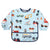 Hopop Waterproof Full Sleeve Baby Bib with Food Catcher Pocket – Apron Style - Assorted Print