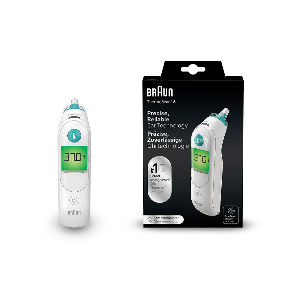 Braun ThermoScan 6 IRT6515 Digital Ear Thermometer Standard White
