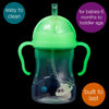 B Box Weighted Straw Sippy Cup - Glow In The Dark