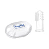 Hopop Baby Finger Tooth Brush With Case 0M+ – White