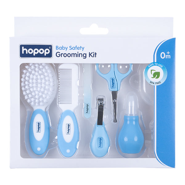 Hopop 7-in-1 Baby Grooming Kit One Size Blue