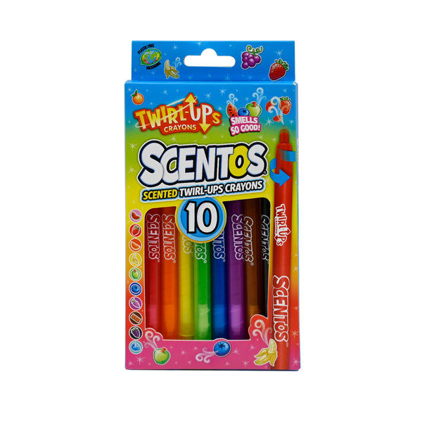 Scentos Scented Twlrl Up Crayons Pack Of 10