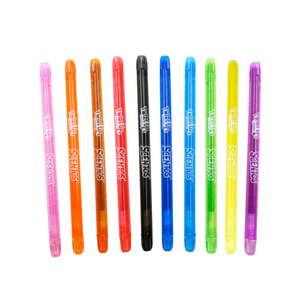 Scentos Scented Twlrl Up Crayons Pack Of 10