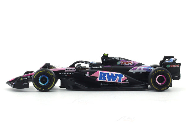 2024 Alpine A524 No. 10 Pierre Gasly 1:43 Bburago Formula 1 diecast scale model car