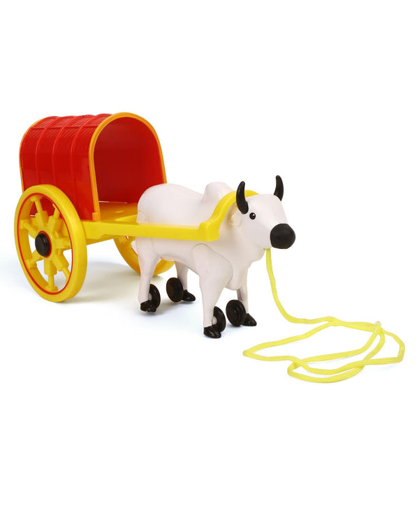 Giggles Pull Along Bullock Cart Toy