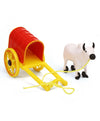 Giggles Pull Along Bullock Cart Toy