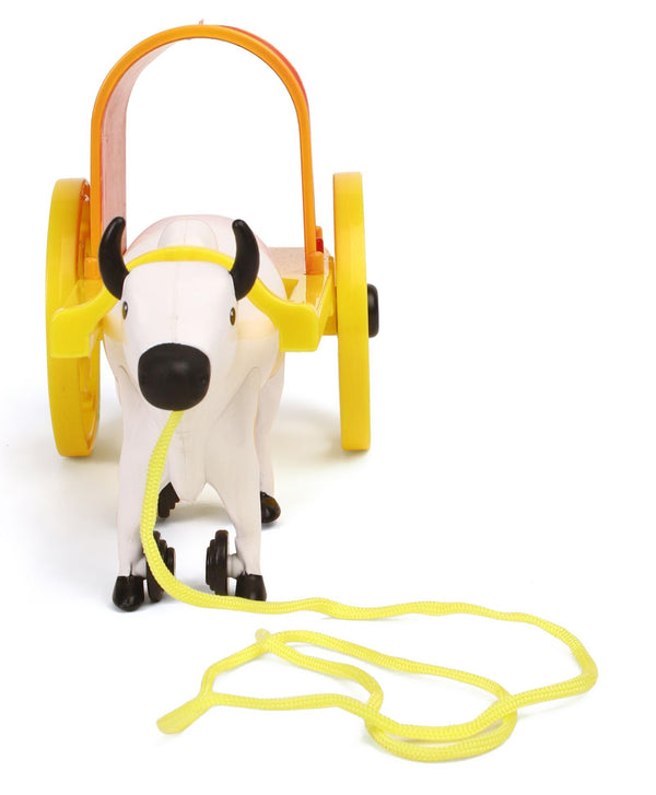 Giggles Pull Along Bullock Cart Toy