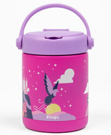 Kicups Joyful Jar Stainless Steel Insulated Food Jar 488 ml Pink