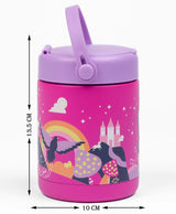 Kicups Joyful Jar Stainless Steel Insulated Food Jar 488 ml Pink
