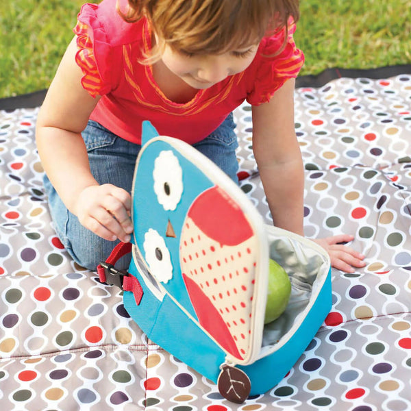 Skip Hop Zoo Lunchie Insulated Kids Lunch Bag, Owl