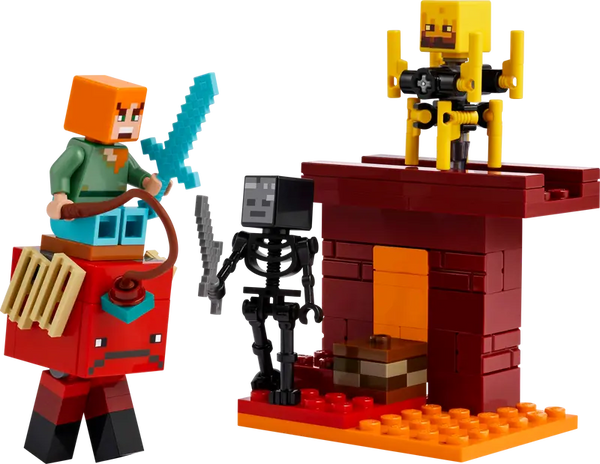 LEGO Minecraft The Nether Lava Battle Gamer Toy for Kids 6+ 21266
