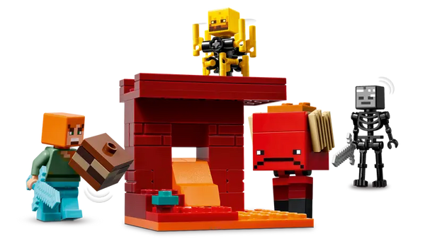 LEGO Minecraft The Nether Lava Battle Gamer Toy for Kids 6+ 21266