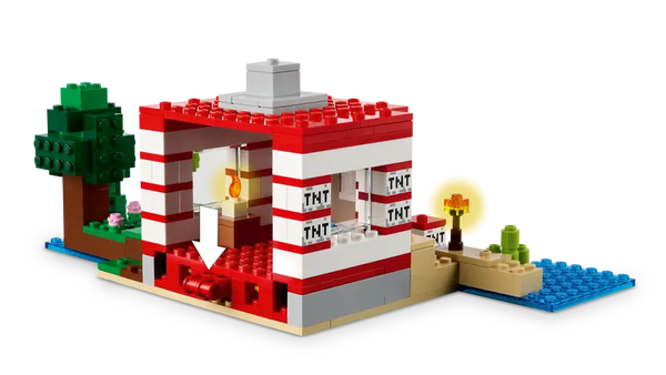 LEGO Minecraft The TNT Jungle House 8+ 287Pcs 21275