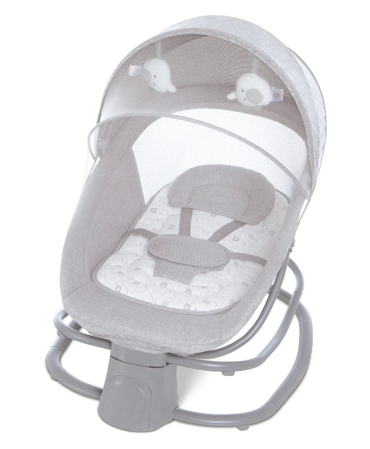 Mastela Deluxe 4-in-1 Smart Baby Swing & Rocker Birth to 36 Months Grey
