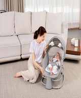 Mastela Deluxe 4-in-1 Smart Baby Swing & Rocker Birth to 36 Months Grey