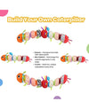 Soft Sensory Caterpillar Toy – Rattle, Crinkle & Mix-and-Match Play