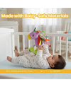 Nuluv Sparkly Unicorn Baby Toy – Rattle & Sensory Plush, 3+ Months