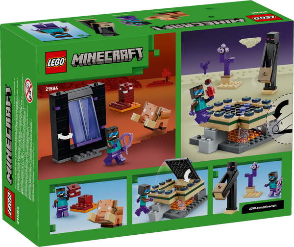 LEGO® Minecraft® Nether & End Portal Journey Gamer Toy 21584