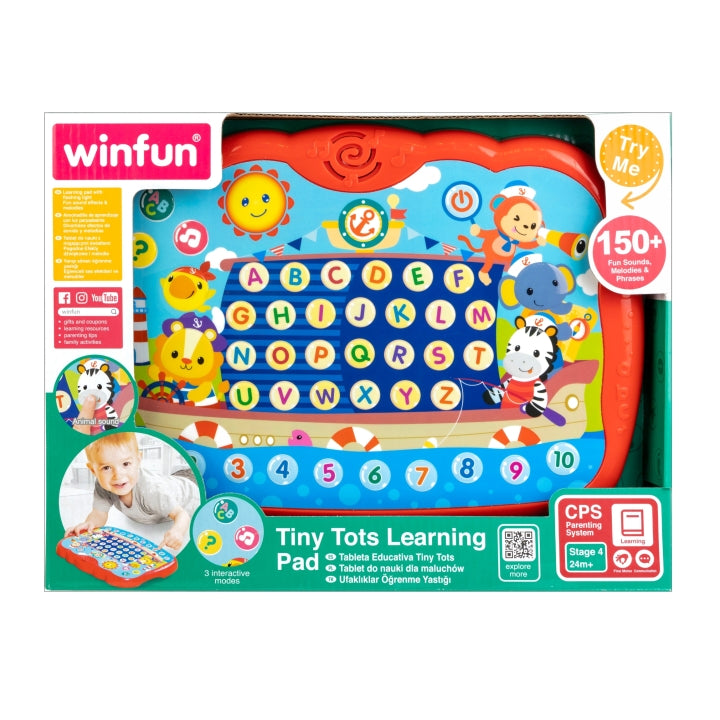 Winfun Tiny Tots Learning Pad Interactive Educational Toy 2Y+