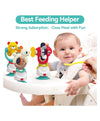 Hola 2-in-1 Kung Fu Bear Highchair Suction Toy & Rattle 10 x 7.5 x 20 cm Multicolor