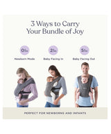 Ergobaby Embrace Soft Air Mesh Baby Carrier 0-12 Months Sage Meadows